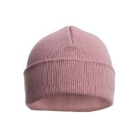 H704-C-DP: Dusty Pink Cotton Beanie Hat (0-12 Months)